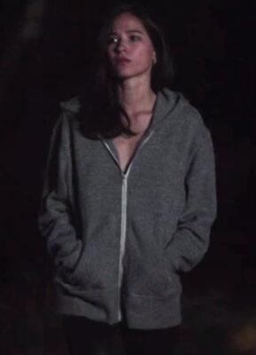Monica Dutton Grey Hoodie Jacket