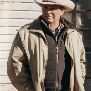 Kevin-Costner-Yellowstone-John-Dutton-Beige-Cotton-Jacket-2