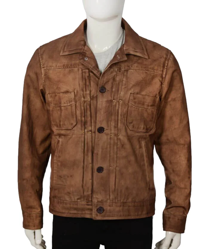 Men's Luke Padded Leather Jacket