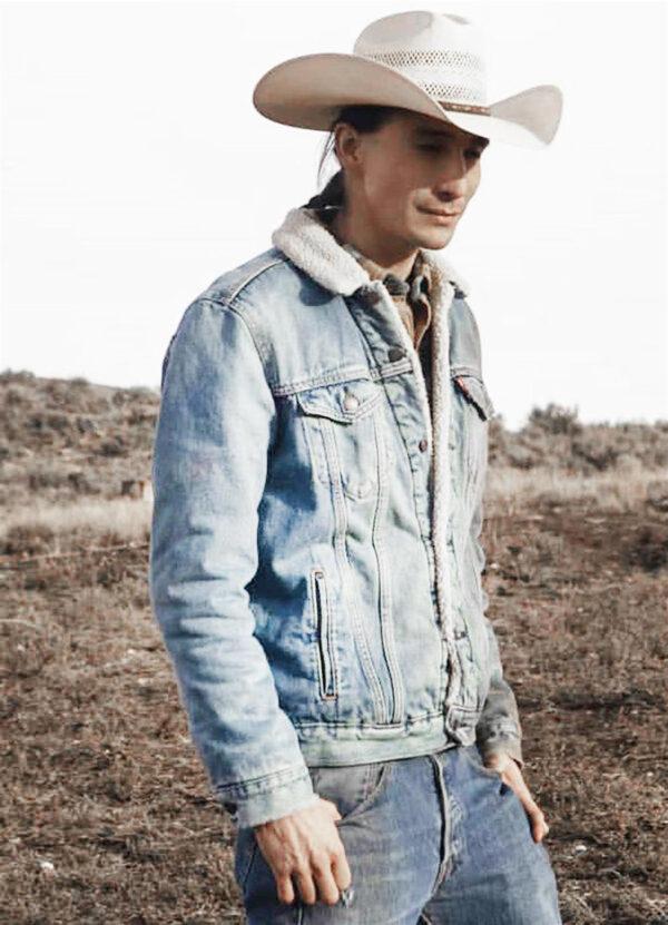 Gerald Tokala Yellowstone Sam Stands Alone Denim Jacket