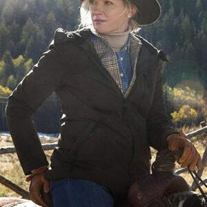 Gretchen Mol Yellowstone Evelyn Dutton Jacket