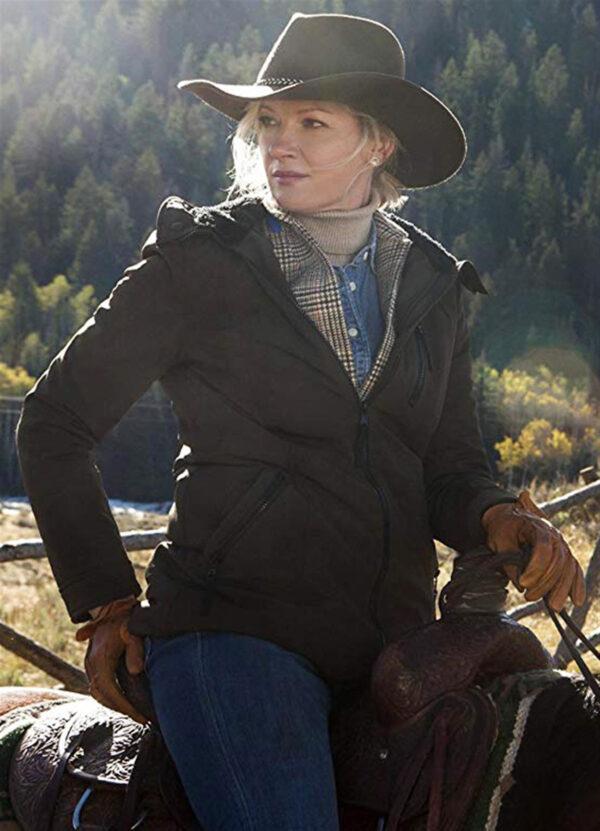 Gretchen Mol Yellowstone Evelyn Dutton Jacket