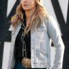 Hassie Harrison Yellowstone Laramie Denim Jacket