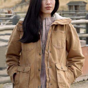 Kelsey Chow Yellowstone Monica Dutton Cotton Jacket