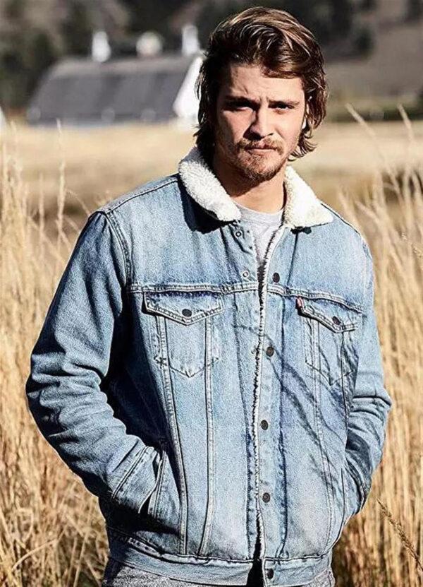 Luke Grimes Yellowstone Kayce Dutton Denim Jacket