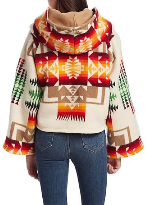 Hooded Aztec Coat