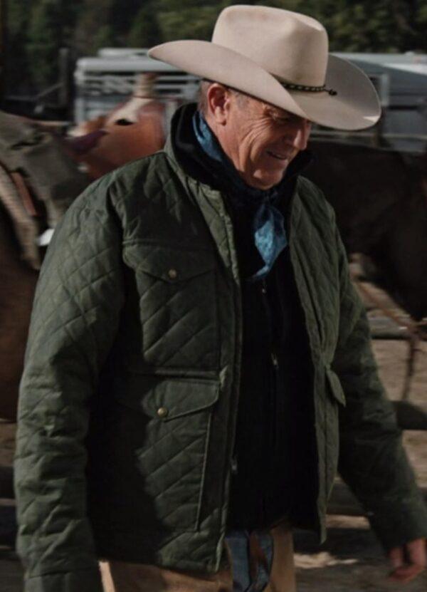 Green Quilted Jacket