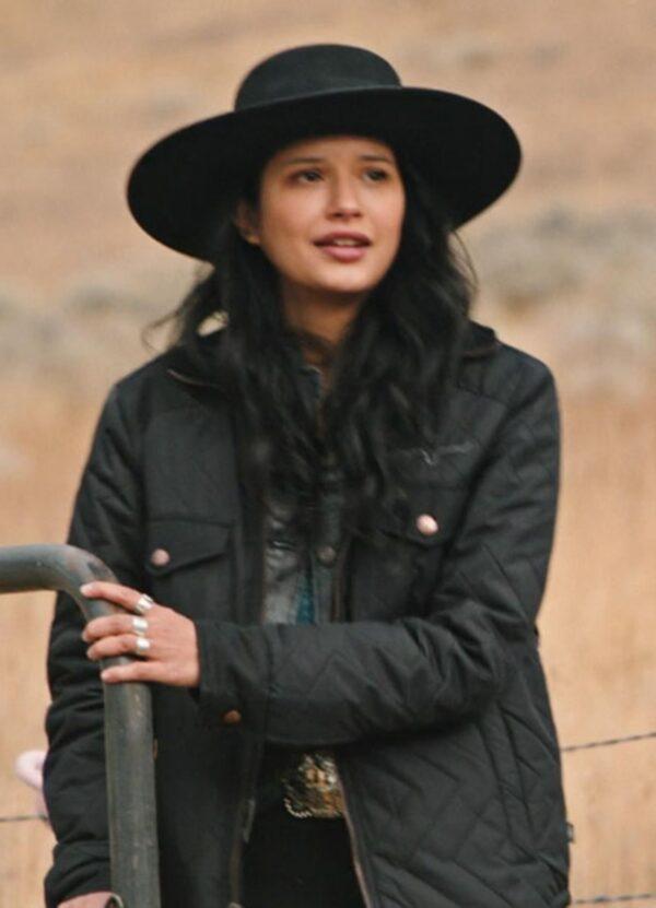 Monica Black Quilted Jacket