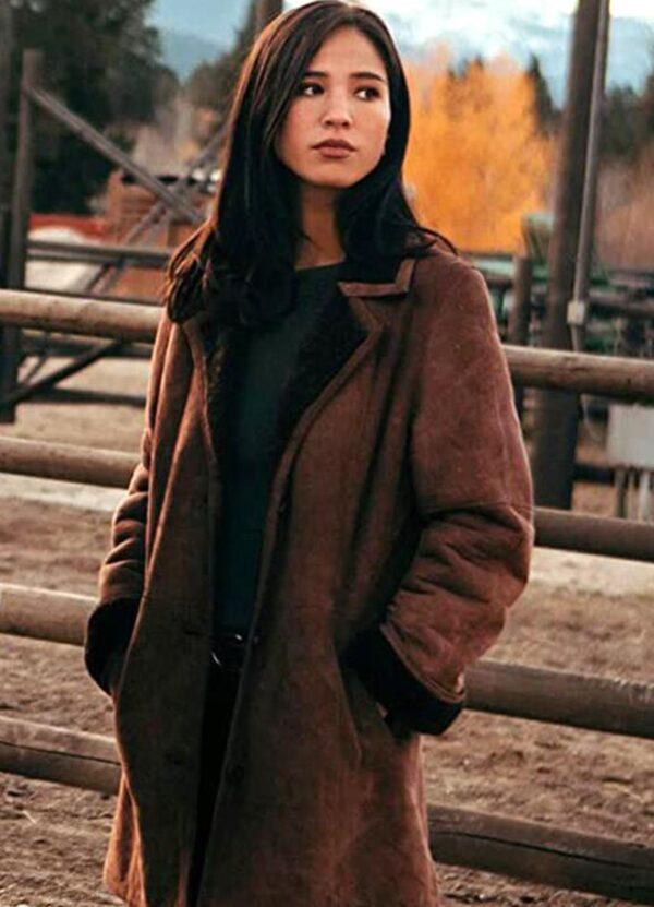 Monica Dutton Leather Coat