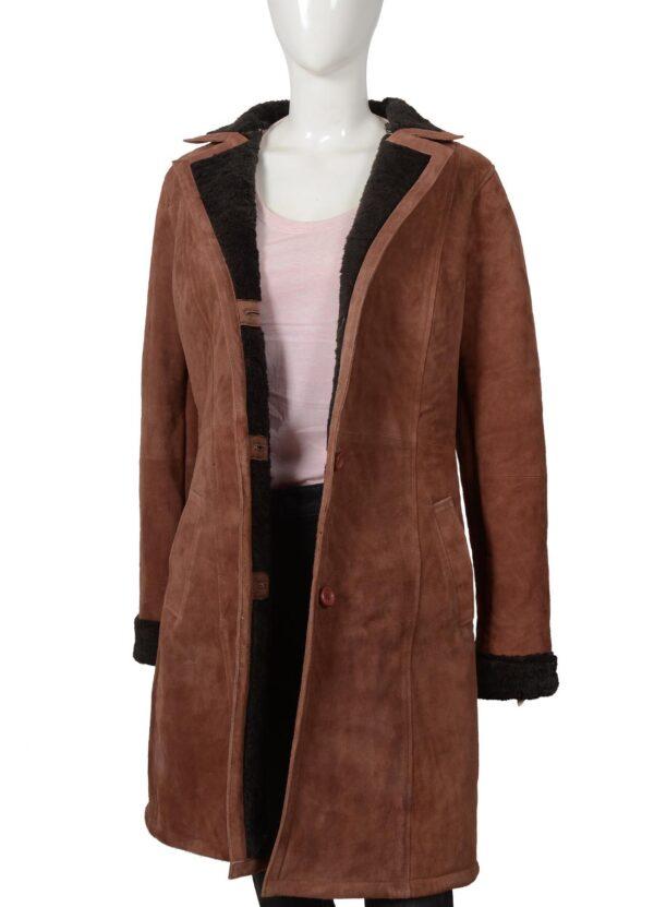 Monica Dutton Leather Coat