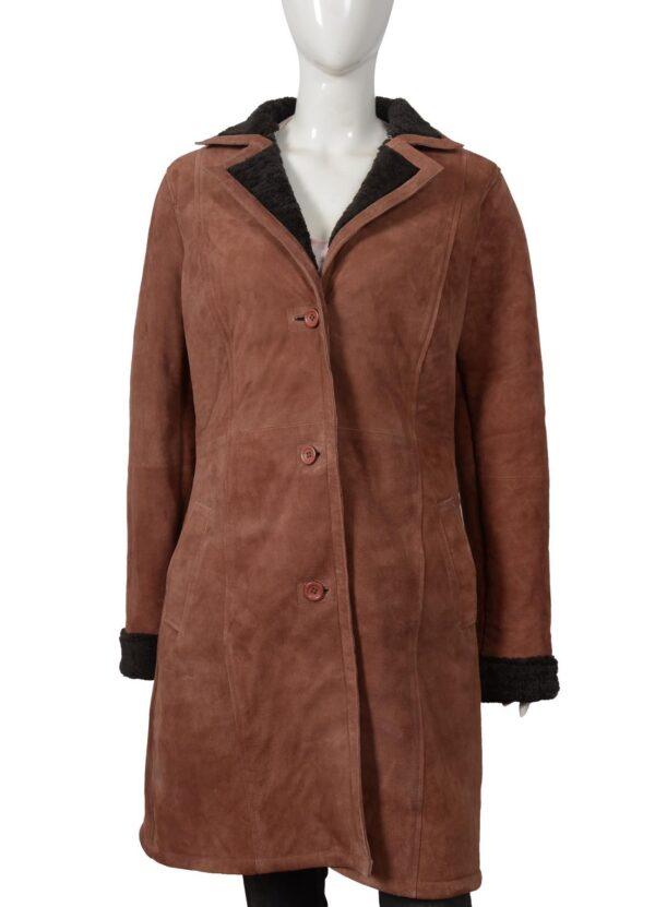 Monica Dutton Leather Coat