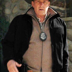 Yellowstone Kevin Costner Black Cotton Jacket