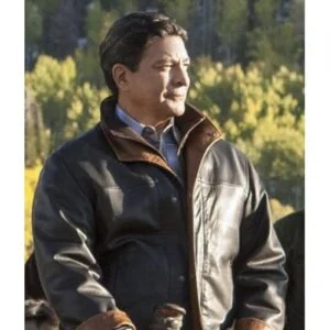 Gil Birmingham Yellowstone Thomas Rainwater Leather Jacket