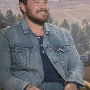 Cole Hauser Yellowstone Rip Wheeler Denim Jacket